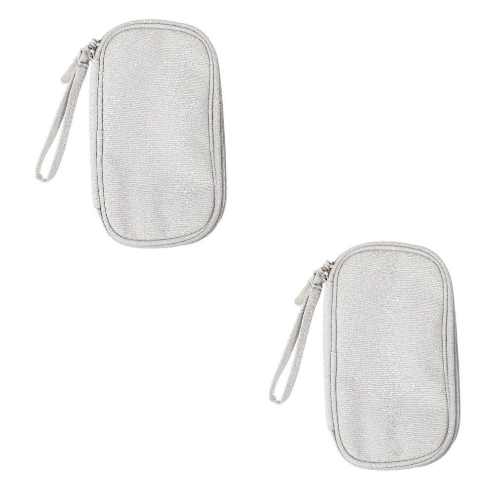 Hemobllo 2pcs Electronics Organizer Travel Cable Bag Multi-Functional Electronic Accessories Carrying Case for and Travel