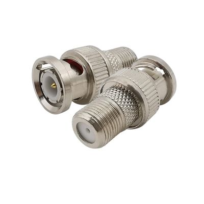 10/5/2/1Pcs BNC Male pl;/UG to F Female Jack Adapter R/F Coaxial Connector BNC - F-Type Coupler Adapters Fit Compatible CC/TV Camera(10Pcs)