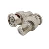 10/5/2/1Pcs BNC Male pl;/UG to F Female Jack Adapter R/F Coaxial Connector BNC - F-Type Coupler Adapters Fit Compatible CC/TV Camera(10Pcs) view 1