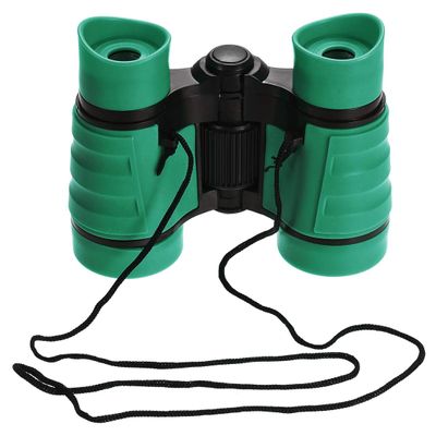 Binoculars 4X30 Compact Foldable Binoculars Shock Proof Pink with Neck Strap for Bird Watching Hiking Camping (Color : Green)