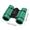Binoculars 4X30 Compact Foldable Binoculars Shock Proof Pink with Neck Strap for Bird Watching Hiking Camping (Color : Green) view 2