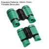 Binoculars 4X30 Compact Foldable Binoculars Shock Proof Pink with Neck Strap for Bird Watching Hiking Camping (Color : Green) view 3