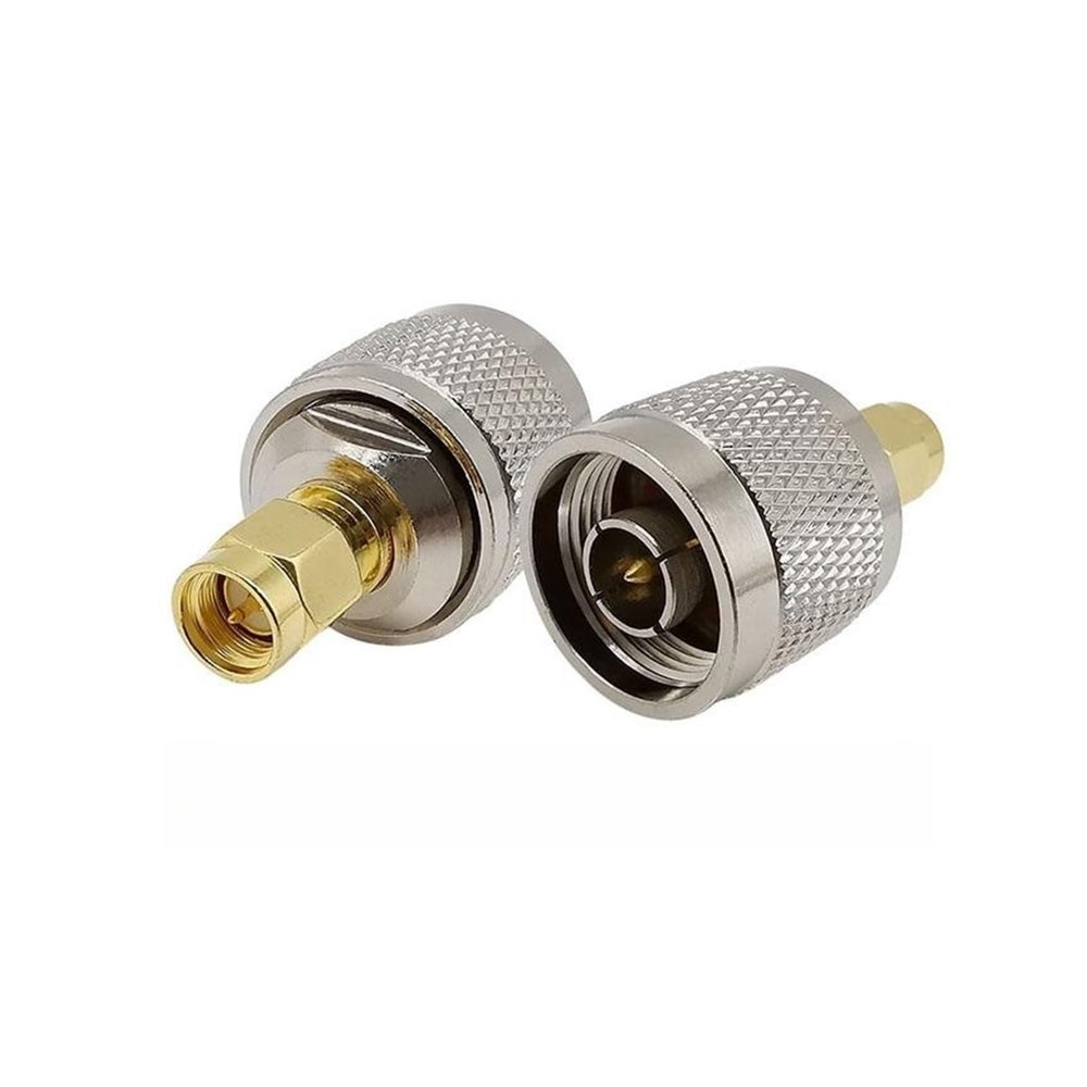 1Pcs N BNC TNC to N SMA RP-SMA BNC F Male Female pl;/UG Jack Straight R/F Coaxial Adapter Connector Test Converter Brass(J-1Pcs)