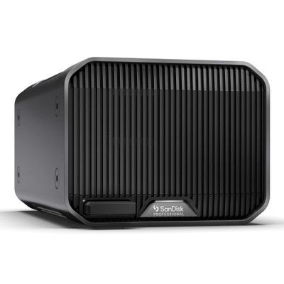 SanDisk Professional 24TB G-RAID Mirror - External HDD, RAID with Redundancy, Thunderbolt 3, USB (10Gbps), 7200RPM Ultrastar Hard Drive, Up to 250MB/s Read in RAID 1 - SDPHH2H-024T-NBAAD
