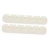 Hemobllo 4pcs Adhesive Wire Clips for Desk Cord Organizer Soft Cable Holder Easy to Install Compatible and view 2