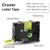 10 Pack Compatible with Brother P-Touch TZe-C41 TZ-C41 TZeC41 TZC41 Black on Yellow, Fluorescent Laminated 0.7" x 16.4ft 18mm x 5m Label Tape for PTD600 PT-P710BT PTD400 PT2200 PT550 PT2730VP view 2