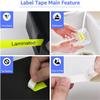 10 Pack Compatible with Brother P-Touch TZe-C41 TZ-C41 TZeC41 TZC41 Black on Yellow, Fluorescent Laminated 0.7" x 16.4ft 18mm x 5m Label Tape for PTD600 PT-P710BT PTD400 PT2200 PT550 PT2730VP view 3