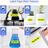 10 Pack Compatible with Brother P-Touch TZe-C41 TZ-C41 TZeC41 TZC41 Black on Yellow, Fluorescent Laminated 0.7" x 16.4ft 18mm x 5m Label Tape for PTD600 PT-P710BT PTD400 PT2200 PT550 PT2730VP view 4
