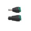 12V 5.5 x 2.5mm DC Power Male pl;/UG Female Jack Adapter Screw Lock Wire Connector DC Plugs Socket Fit Compatible .L-ED Light Strip CC/TV Camera(10 Female) view 3