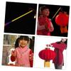 ibasenice 10pcs Lantern Sticks Led Light Poles for Crafts for Lantern Festival Mid-autumn Celebration and Parties view 3