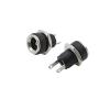 10Pcs DC Power Supply Female Socket Connector 5.5x2.5mm / 5.5x2.1mm / 3.5x1.3mm DC Jack 2 Leg Terminal Adapter with Nut Mounting(5.5x2.5mm) view 3