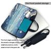 MYGANN White Clouds Over The Sea Ultra-Thin Waterproof Laptop Bag With Shoulder Strap And Handle For Daily Business Trips14 Inch view 3