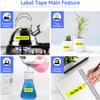 2-set 0.23" Compatible with Brother P-Touch TZe-C11 TZ-C11 6mm Label Tape Black Text Fluorescent Yellow Laminated 16.4ft 5m Label Tape Compatible with Brother Printer PT-D210 PT-D220 PT-H110 PT-D400 view 4