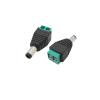 12V 5.5 x 2.5mm DC Power Male pl;/UG Female Jack Adapter Screw Lock Wire Connector DC Plugs Socket Fit Compatible .L-ED Light Strip CC/TV Camera(2 Male) view 4