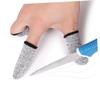 Healeved 12pairs Cut Resistant Finger Sleeve Protectors Reusable Finger Covers for Carving Breathable and for Handling and Crafting Tasks view 3