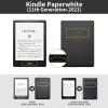 BFDHGQZC for 6.8" Kindle Paperwhite (11th Generation-2021,Shockproof Stand Protive Cover with Auto Wake/Sleep for Kindle Paperwhite 2021 Signature Edition,Gorgeous Mushrooms view 3