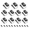 11-Pack,ALITOVE 12V Power Supply 12 Volt 3A 36W AC/DC Adapter DC 12V Power Cord 12V 2.5A 2A AC to DC Converter with 5.5x2.5mm Tip for Baby Brew Bottle Warmer 3D Printer Camera Wireless Router view 1