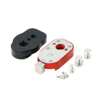 Alvins Mini Quick Release Plate for Camera, Field Monitor, Tripod, Gimbal, Monopods, Magic Arm, Flash Bracket, Stabilizer