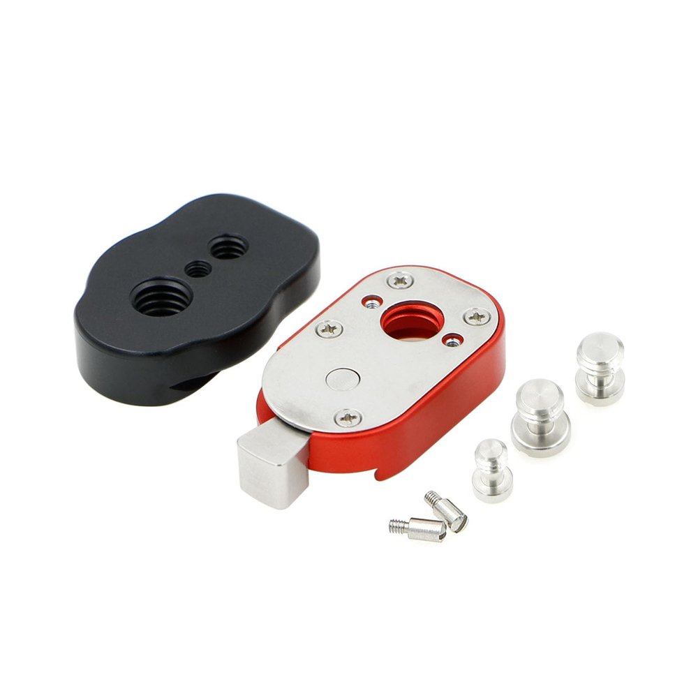 Alvins Mini Quick Release Plate for Camera, Field Monitor, Tripod, Gimbal, Monopods, Magic Arm, Flash Bracket, Stabilizer