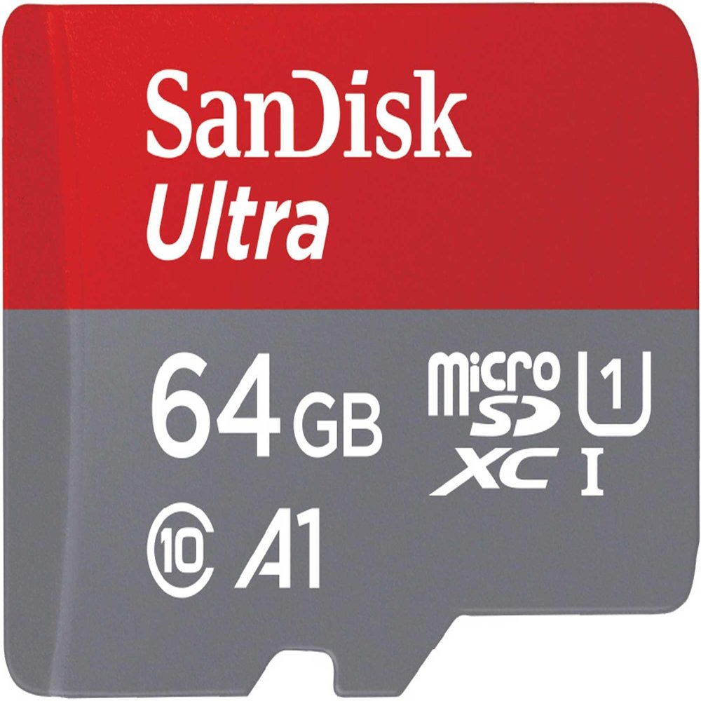 Sandisk Ultra SDSQUAB-064G-GH3MA MicroSD Card, 64 GB UHS-I Class 10, Nintendo Switch, Manufacturer's Operation Verified, 10 Year Limited Warranty