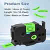 10 Pack Cruxer Replacement for P-Touch TZe-D41 TZ-D41 TZeD41 TZD41 0.7" 18mm Black Text Green Fluorescent Laminated Compatible with ptouch PTD600 PT-P710BT PTD400 PT2200 PT550 PT2730VP Label Marker view 2