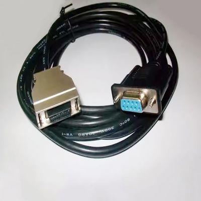 Compatible TPC-CPM1A Communication Cable TPC1062k TPC7062k Touch Panel Connections PM1A,CPM2A,CQM1,CPM1 and Other Series Communication Cable Wire Black 3m