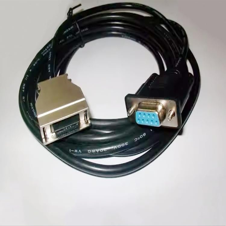 Compatible TPC-CPM1A Communication Cable TPC1062k TPC7062k Touch Panel Connections PM1A,CPM2A,CQM1,CPM1 and Other Series Communication Cable Wire Black 3m