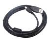 for GT09-C20USB-5P Programming Cable Touch Screen GOT1000 GT11 GT12 GT15 GT16 and Other Series Programming Upload/Download Cable with USB Interface for PC Connection Black : 1.5 Meters view 1
