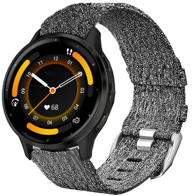 Compatible for Garmin Venu 3 Band, Lamshaw Quick Release 22mm Breathable Nylon Woven Fabric Replacement Accessory Strap Compatible with Garmin Venu 3/Venu 2/Forerunner 255/Forerunner 255 Music/Forerunner 265/Forerunner 745/vivoactive 4/First Avenger/