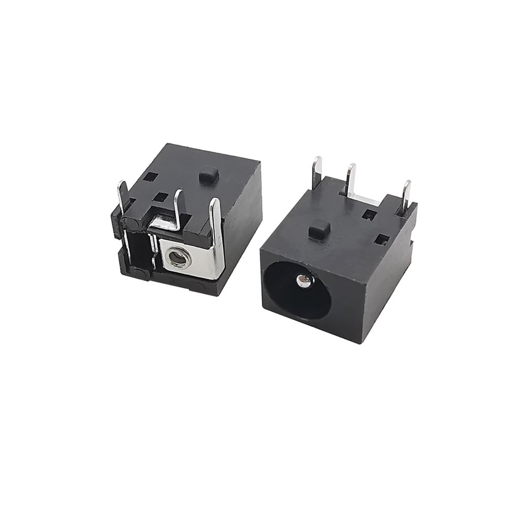 10Pcs DC-044 5.5 x 2.1mm DC Power Female Jack Connector 5.5 * 2.1mm DC Power Supply Socket Interface 3 Pin Panel Mount pl;/UG