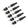 10Pcs(5Pairs) DC Power Pin 5.5x2.1mm Female Jack Male pl;/UG Adapter 5.5 * 2.1 DC-022B Supply Jacks Socket Panel Mount Connector view 1