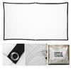 50" x 89" Holographic Rear Projection Screen, with Mounting Foldable and Portable Anti Crease Indoor Projection Double Sided Video Projector Screen, for Projecting Halloween Videos, Film Night view 3