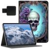 BFDHGQZC for 6" Kindle (11th Generation-2022 Release),Shockproof Stand Protive Cover with Pen Holder and Auto Wake/Sleep for Kindle 11th Generation 2022 Signature Edition,Skull and Roses view 1
