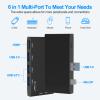 Surface Pro 6/Pro 5/Pro 4 Docking Station USB Hub with HDMI - Surface Pro 4/5/6 Accessories dongle SD Micro Card Memory Card Readers Dock, Surface Pro 4K HDMI Adapter with 1 x USB3.0 + 2 x USB2.0 Port view 2