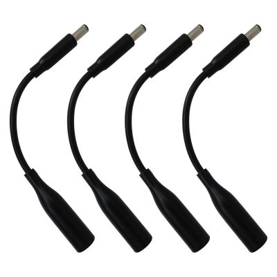 4Pcs DC Power Charger Converter Adapter Cable 7.4mm To 4.5mm For Dell Laptop Power Adapter Small Tips