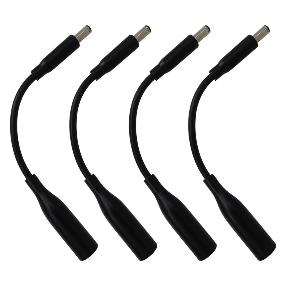 4Pcs DC Power Charger Converter Adapter Cable 7.4mm To 4.5mm For Dell Laptop Power Adapter Small Tips