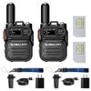 Wurui G388 4G POC Global-ptt walkie talkies Unlimited Long Range Professional Adult car GSM intercom 1000 Miles Outdoor Organizer USB c Radio (US2blackwithSIM) view 1