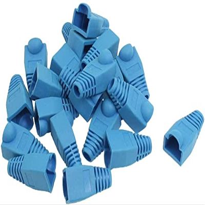 XYWHPGV Network Cable Protection Cap Cover for RJ45 Connectors Blue 20pcs (fb603 df7b1 b82d9 cbb20 67fc6 7a49b