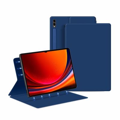 Aidashine Case for Samsung Galaxy Tab S9 Plus 12.4 Inch 2023, Lightweight and Slim Magnetic Case with S-Pen Holder for Galaxy Tablet S9 Plus 12.4'' 2023 Model [SM-X810/X816B/X818U],Blue