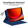 Aidashine Case for Samsung Galaxy Tab S9 Plus 12.4 Inch 2023, Lightweight and Slim Magnetic Case with S-Pen Holder for Galaxy Tablet S9 Plus 12.4'' 2023 Model [SM-X810/X816B/X818U],Blue view 2