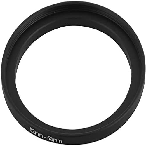 XYWHPGV 52mm-58mm Camera Lens Step Up Filter Black Metal Adapter Ring Holder(abb00 7d921 2fdec 20b05 73885 b9f9c