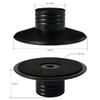 Record Weight Stabilizer Turntable Weight Record Stabilizer Metal Disc Turntable Stabilizer for HiFi LP Record Player Vinyl Disc (1L27 Black) view 2