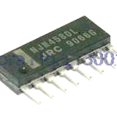 10 Pcs NJM4580L SIP-8 NJM4580 Dual Operational Amplifier