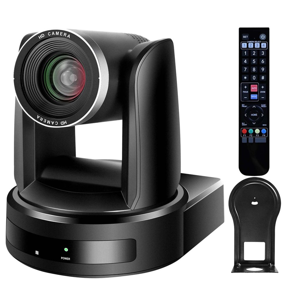 ADKIDO PTZ Camera,20X Optical Zoom with HDMI,SDI Camera Support PTZ Control and IP Live Streaming Output for Conferencing, Church