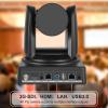ADKIDO PTZ Camera,20X Optical Zoom with HDMI,SDI Camera Support PTZ Control and IP Live Streaming Output for Conferencing, Church view 2