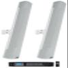 Rockville Amp Bundle with (2) JBL COL800-WH 32" White 70V Commercial Column Wall Mount Array Speakers (3 Items) view 1