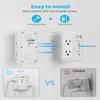 Surge Protector Outlet Extender, VINTAR 6 Outlet Splitter with 3 USB Charging Ports (2 USB C Ports), 900J Multi Plug Outlet Power Strip, 3-Sided USB Wall Charger for Home Office Dorm Room Essentials view 4