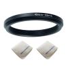 49mm Lens to 43mm Camera Lens Adapter 49mm to 43mm Step Down Ring Adapter Ring for All Brands of UV ND CPL, with Premium Lens Wiping Cloth 2 Pack(49mm-43mm) view 1