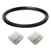 77mm Lens to 67mm Camera Lens Adapter 77mm to 67mm Step Down Ring Adapter Ring for All Brands of UV ND CPL, with Premium Lens Wiping Cloth 2 Pack (77mm-67mm) view 1