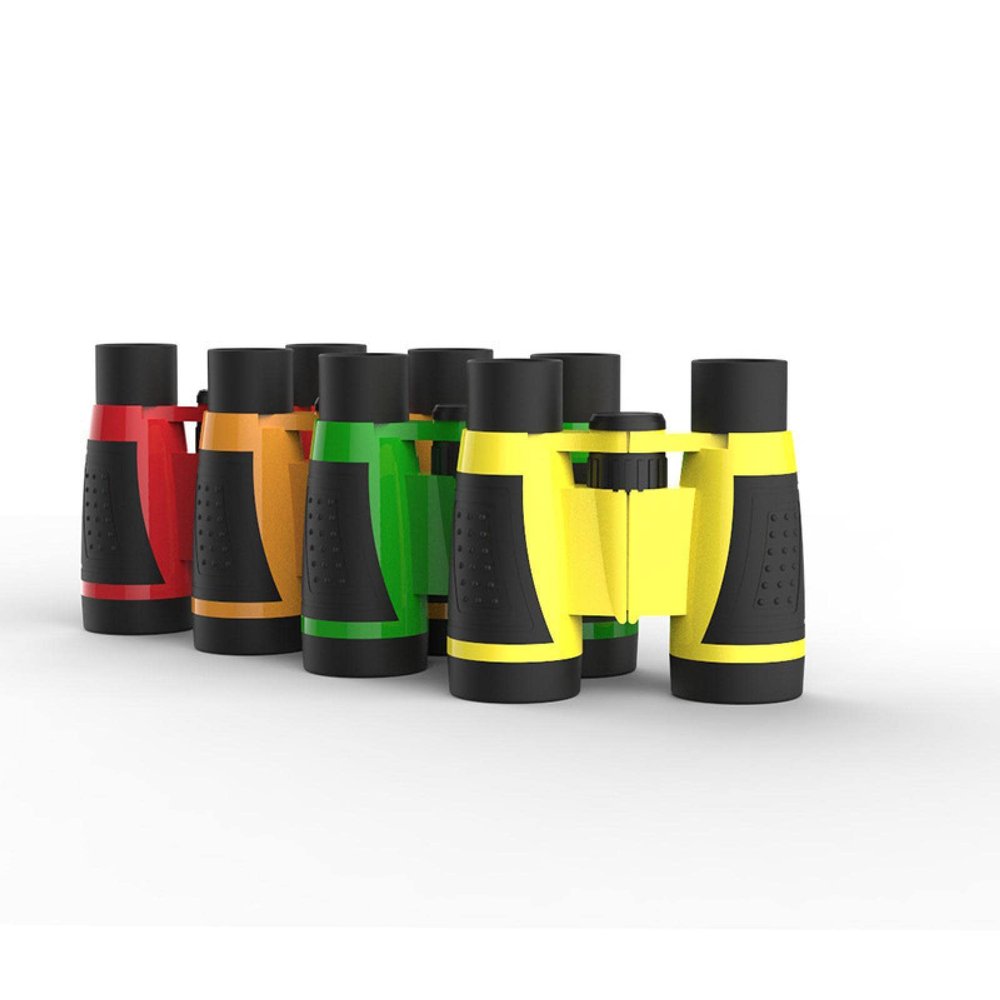 Children's Binoculars, Hd Focus Color Toys, Outdoor Adventure Observation Magnifying Glass Orange